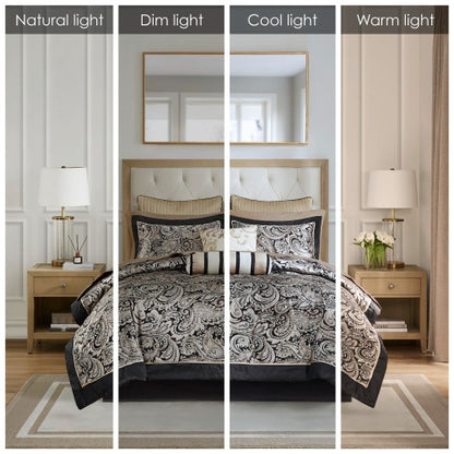 12 Piece Set With Cotton Bed Sheets