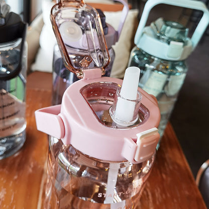 Large Plastic Portable Water Bottle