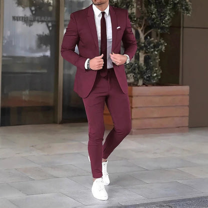 Two-piece  Slim-fit Suit