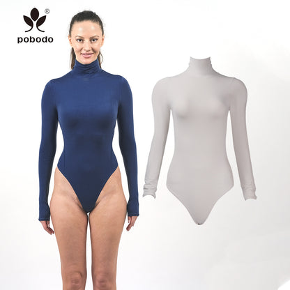 Round Neck Long Sleeved  Warm Jumpsuit
