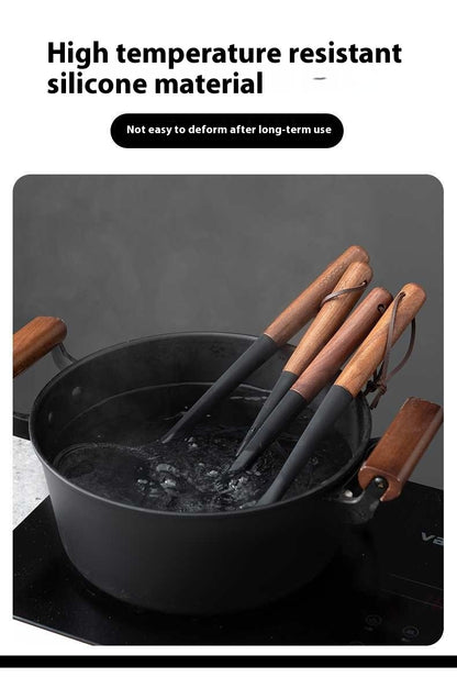 Wooden Handle Silicone Kitchenware