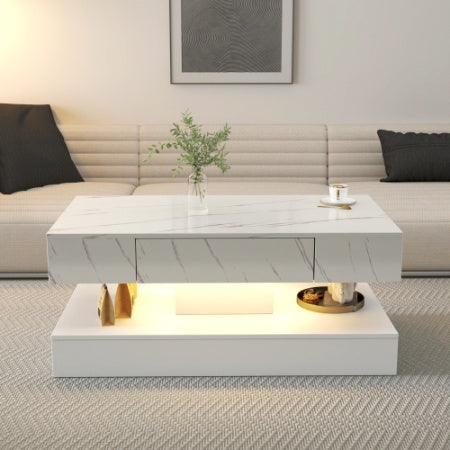 High LED Coffee Table,Modern Coffee Table For Living Room,Living Room Tables,Large Living Room Furniture,LED Lights