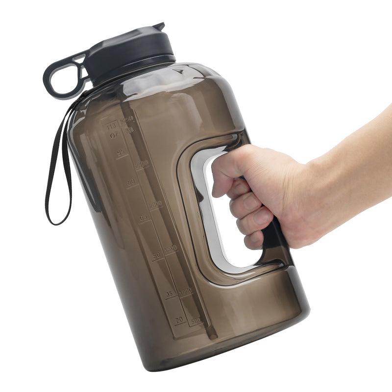 Creative Gradient Portable Plastic Big Water Bottle