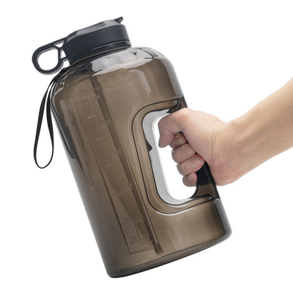 Creative Gradient Portable Plastic Big Water Bottle