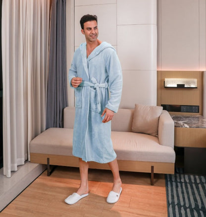 Men's Fibre Velvet Gown Set
