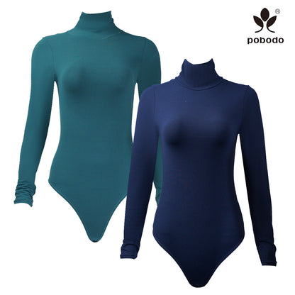 Round Neck Long Sleeved  Warm Jumpsuit