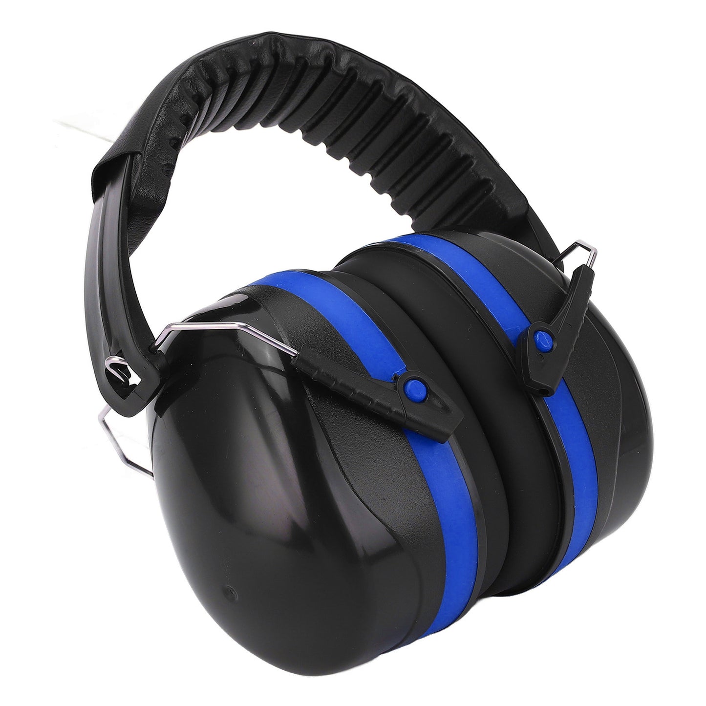 Industrial Earmuffs Noise Blocking Hearing Protection Size Adjustable Folding Ear Muffs for Baby Adults Black Blue