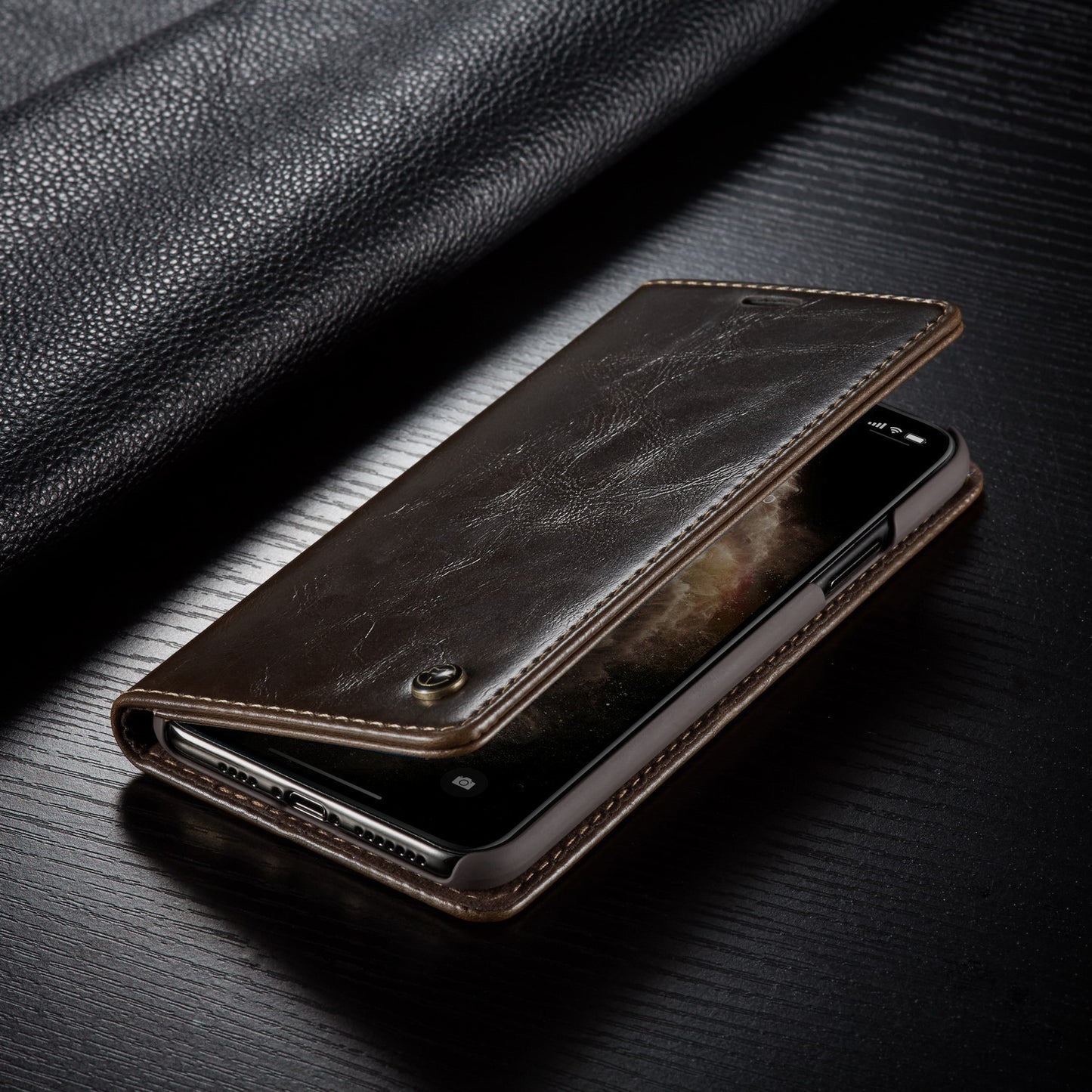 Phone case leather phone case wallet card holder protective cover