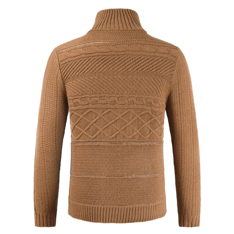 Men's zipper cardigan