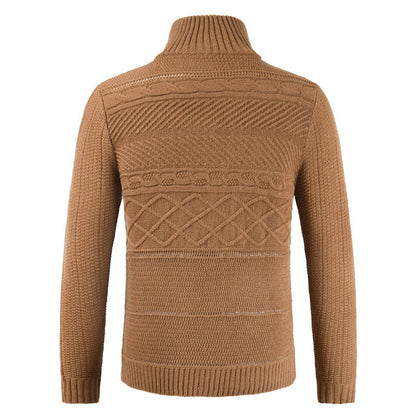 Men's zipper cardigan