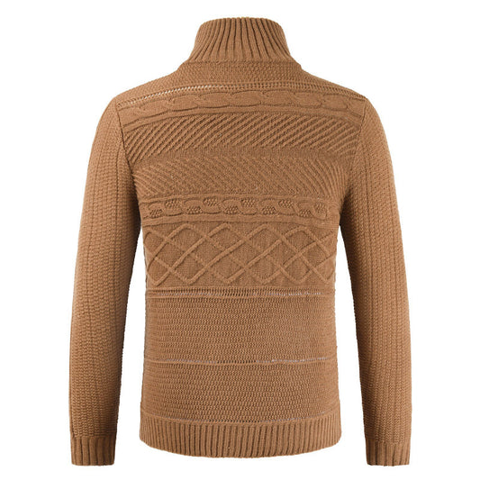 Men's zipper cardigan