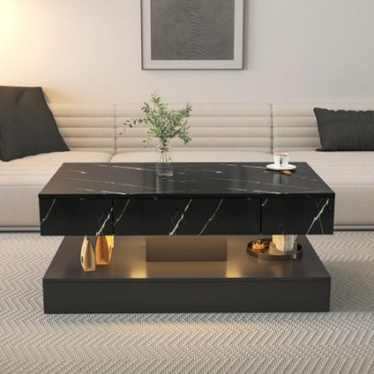 High LED Coffee Table,Modern Coffee Table For Living Room,Living Room Tables,Large Living Room Furniture,LED Lights