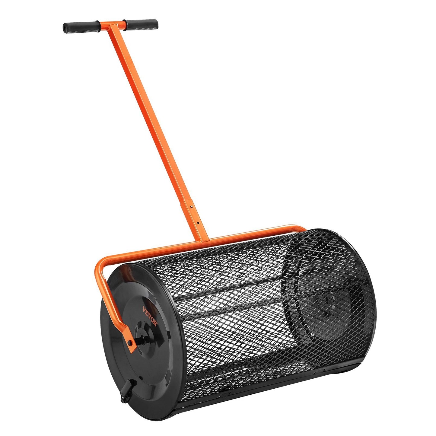VEVOR Compost Spreader Peat Moss Spreader 24 Inch Wide Height Adjustable Lawn & Garden Spreaders Compost, Top Soil, Mulch - Durable Lightweight Multi-Purpose Yard Care Equipment