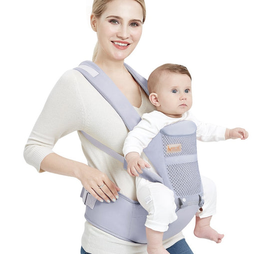 Multifunctional Baby Carrier - Breathable Waist Stool Hip Seat with Multiple Carrying Positions