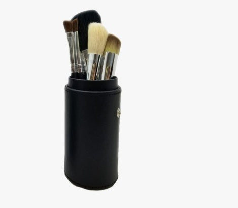 12 makeup brush set with eyebrow pencil