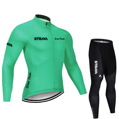 Long sleeve cycling suit