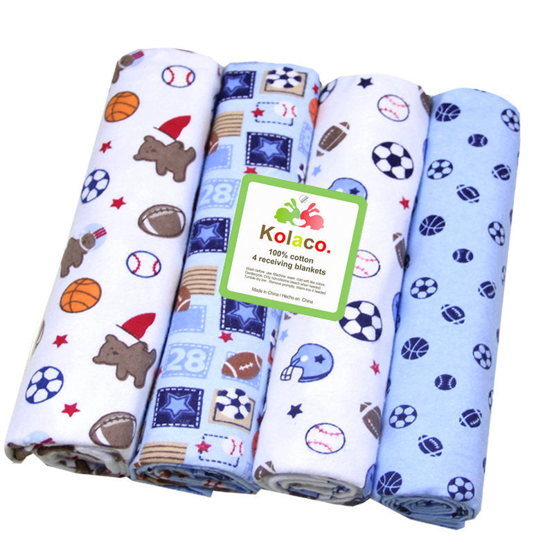 Flannel Baby Wrapping Blanket