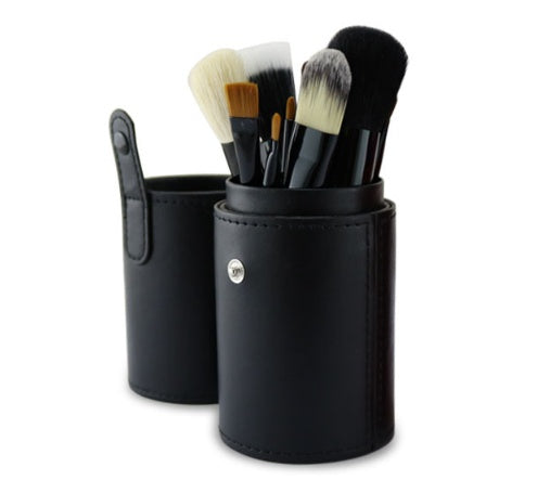 12 makeup brush set with eyebrow pencil