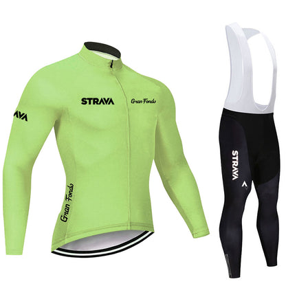 Long sleeve cycling suit