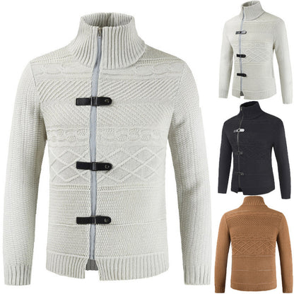 Men's zipper cardigan