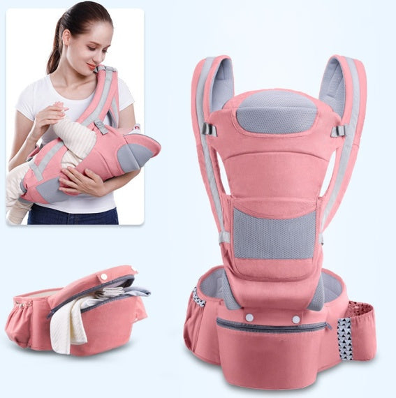 Multifunctional Baby Carrier - Breathable Waist Stool Hip Seat with Multiple Carrying Positions