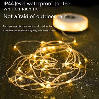 Rechargeable Lighting Chain Camping Lamp Outdoor Camp Tent Light Christmas Wedding Decoration
