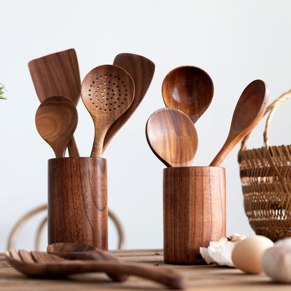 Wooden Non-stick Pan Kitchenware