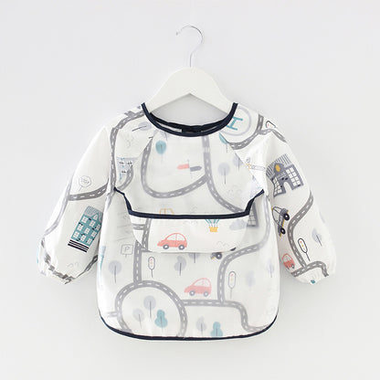 Baby Eating Clothes Apron Kid Gown Baby Bib Waterproof