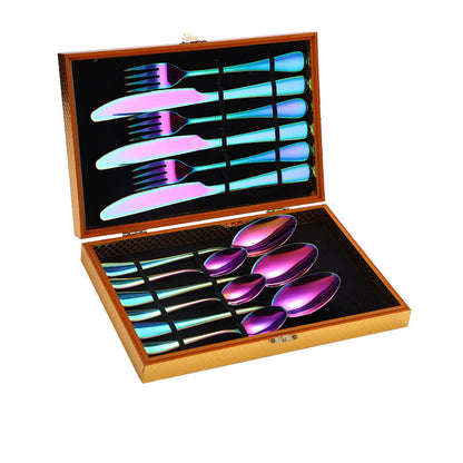 Cutlery Set Gift Box Wooden Box Cutlery