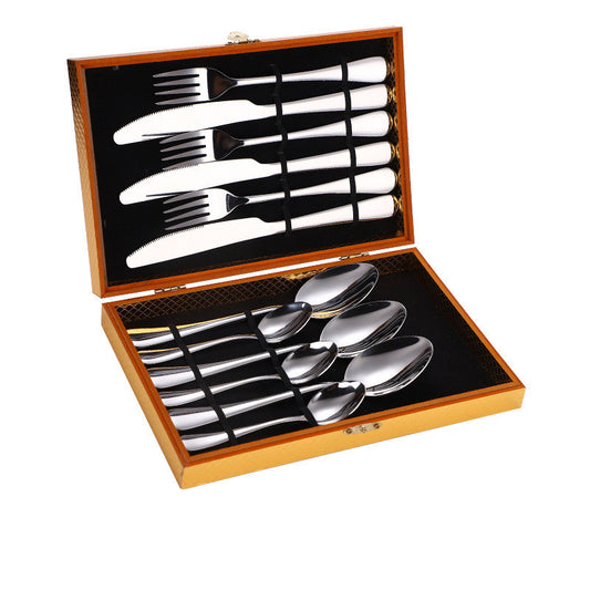 Cutlery Set Gift Box Wooden Box Cutlery