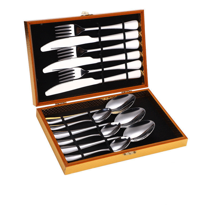 Cutlery Set Gift Box Wooden Box Cutlery