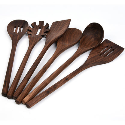 6-Piece Wooden Kitchen Utensils