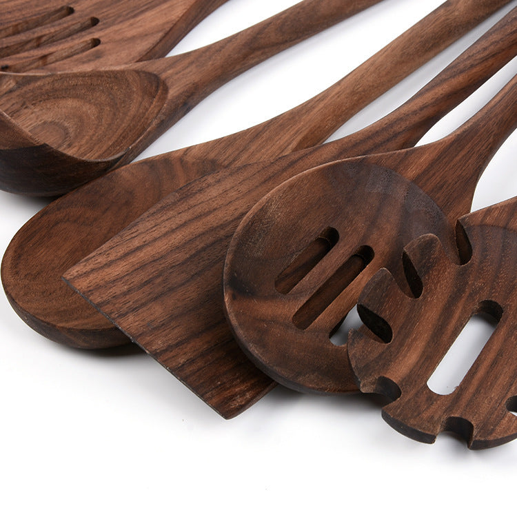 6-Piece Wooden Kitchen Utensils