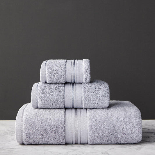Thick Cotton Bath Towel Set Pure Cotton Beach Towel Beauty Salon Bath Towel