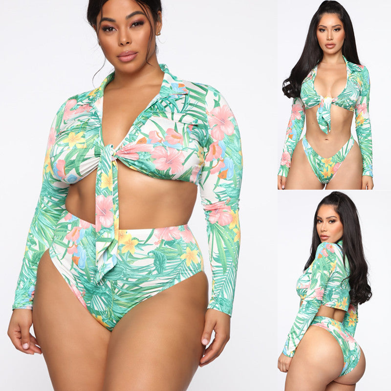 New Bikini plus Size Swimsuit