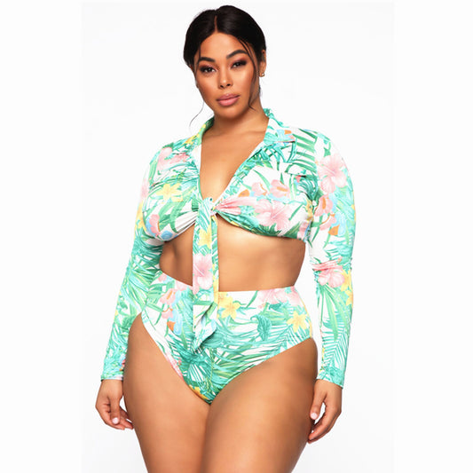 New Bikini plus Size Swimsuit