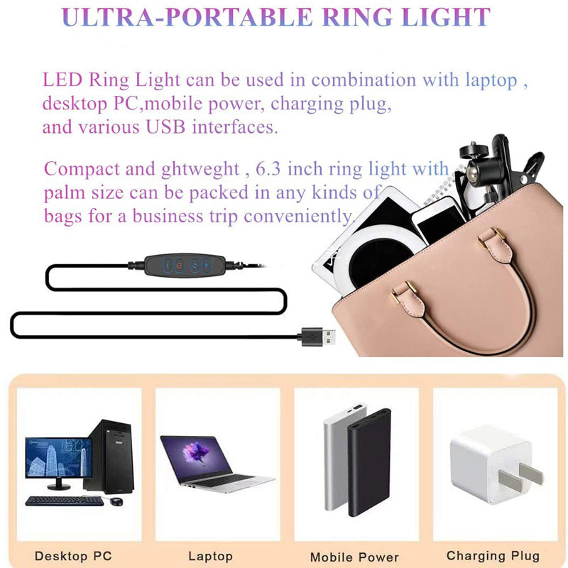 Lighting For Desktop Clip Mobile Computer Video Conference