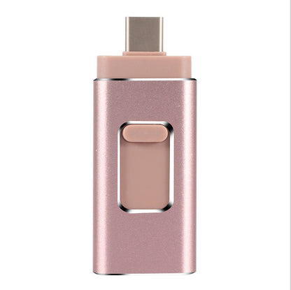 Compatible with Apple , Mobile Phone U Disk Dual-Use Four-In-One Otg Metal U Disk