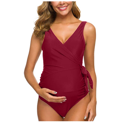 Pregnant Women One-Piece European And American Sexy Swimwear  Wholesale