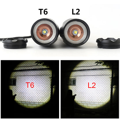 Strong Light Flashlight Rechargeable Waterproof for Camping Premium Super Bright Flashlight