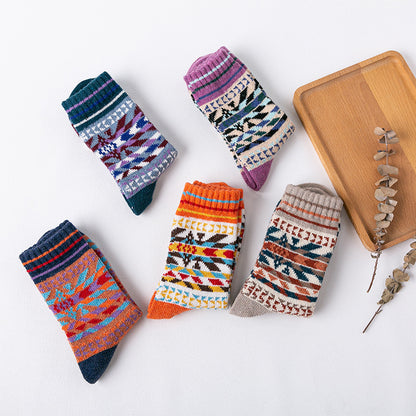 Winter Thick Line Ladies Rabbit Wool Socks