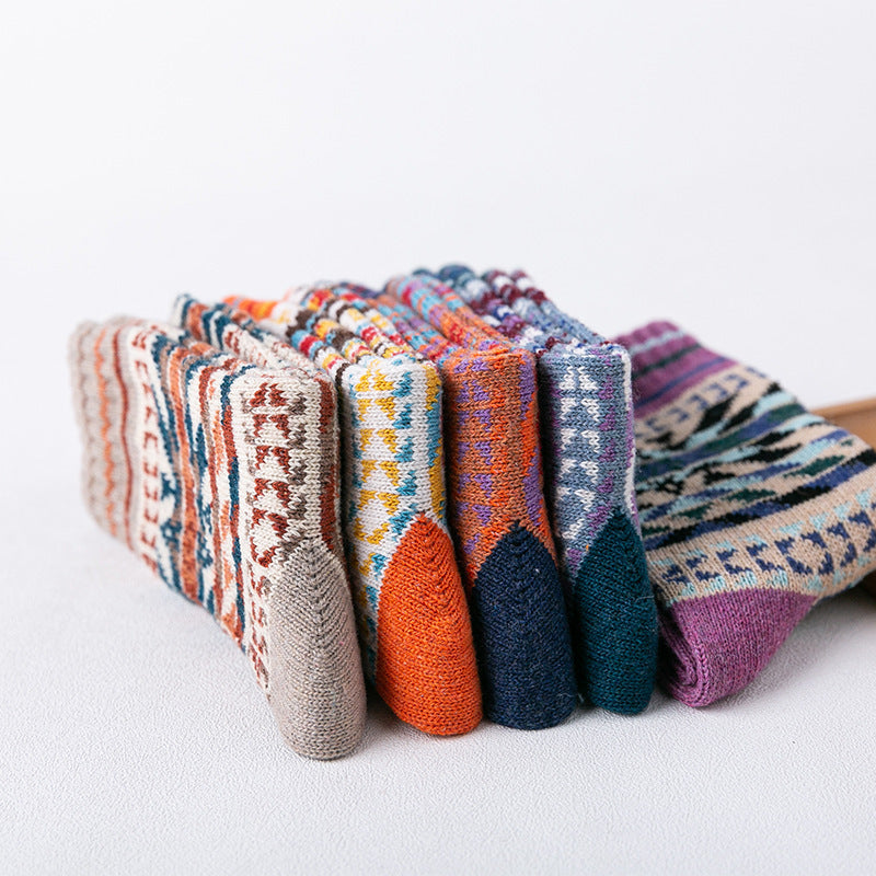 Winter Thick Line Ladies Rabbit Wool Socks