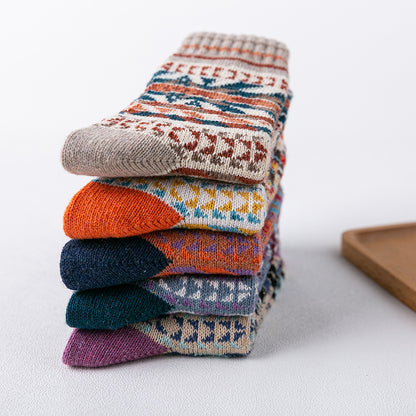 Winter Thick Line Ladies Rabbit Wool Socks