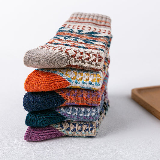 Winter Thick Line Ladies Rabbit Wool Socks