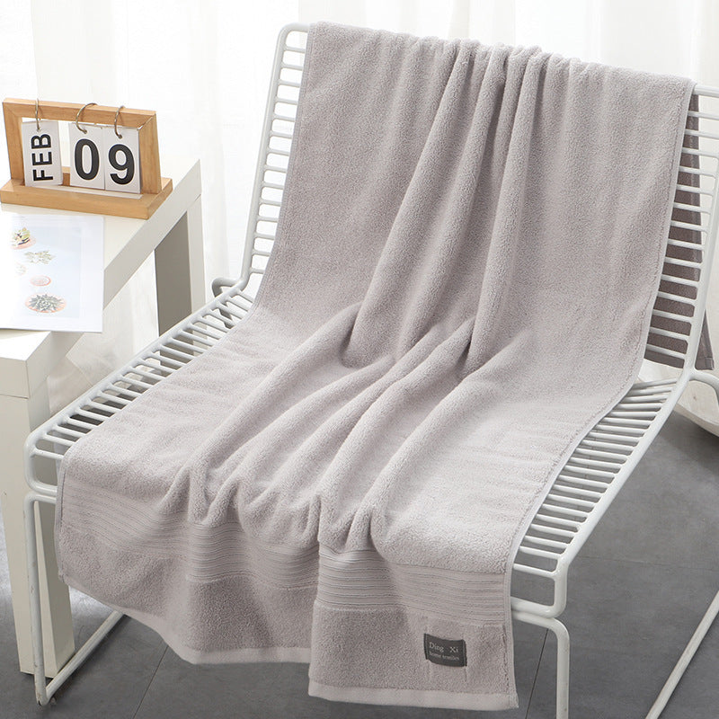 Pure Cotton 500g Bath Towel Thickened Soft Absorbent Hotel Beauty Salon Gift Large towel