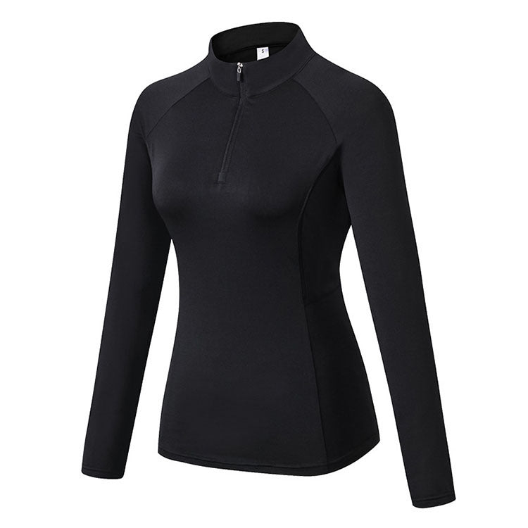 Yoga stand collar sweater