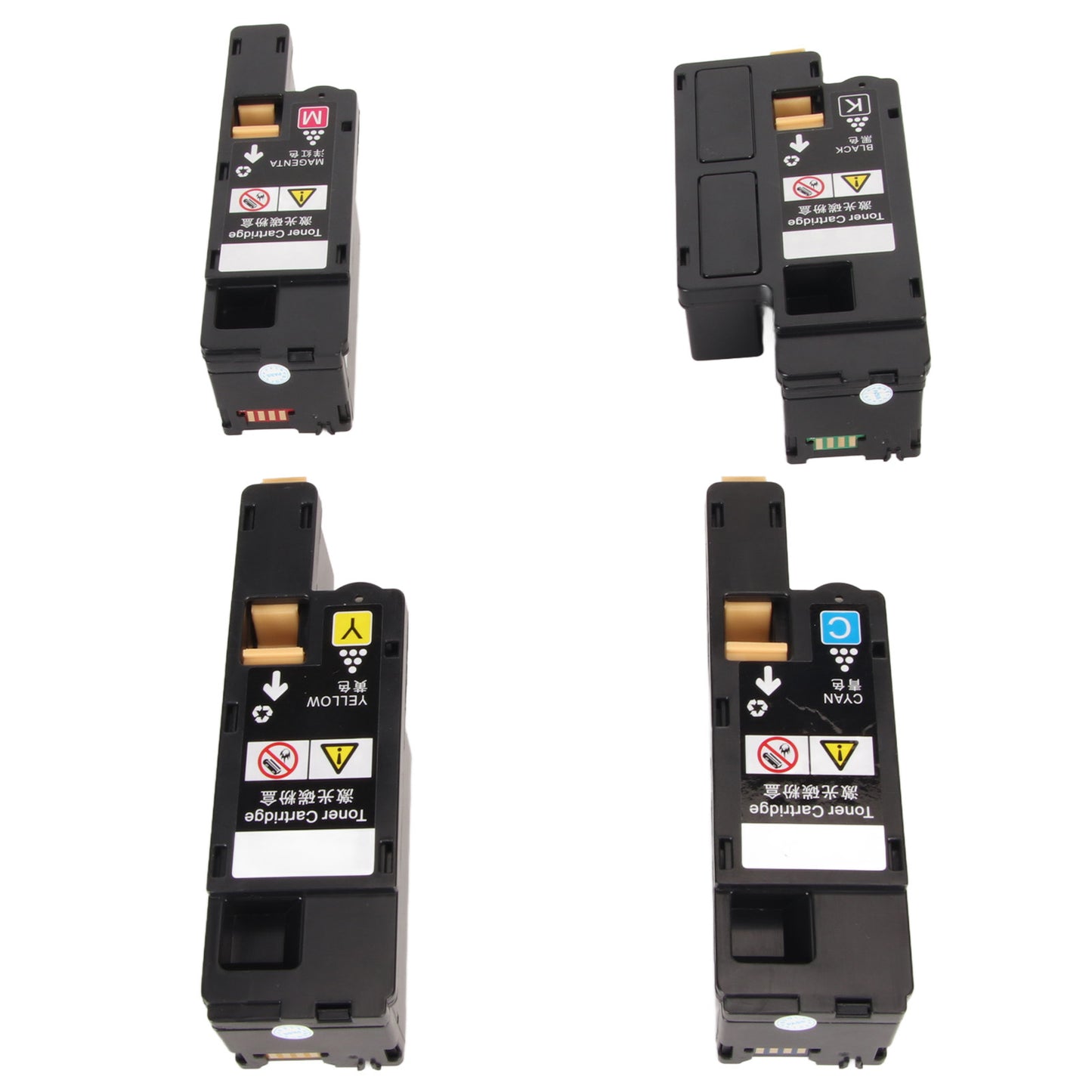 4Pcs Toner Cartridge Replacement Set for Xerox Phaser 6000 6010 Workcentre 6015 Printer