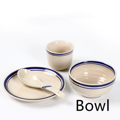 Four-piece Ceramic Soup Bowls set