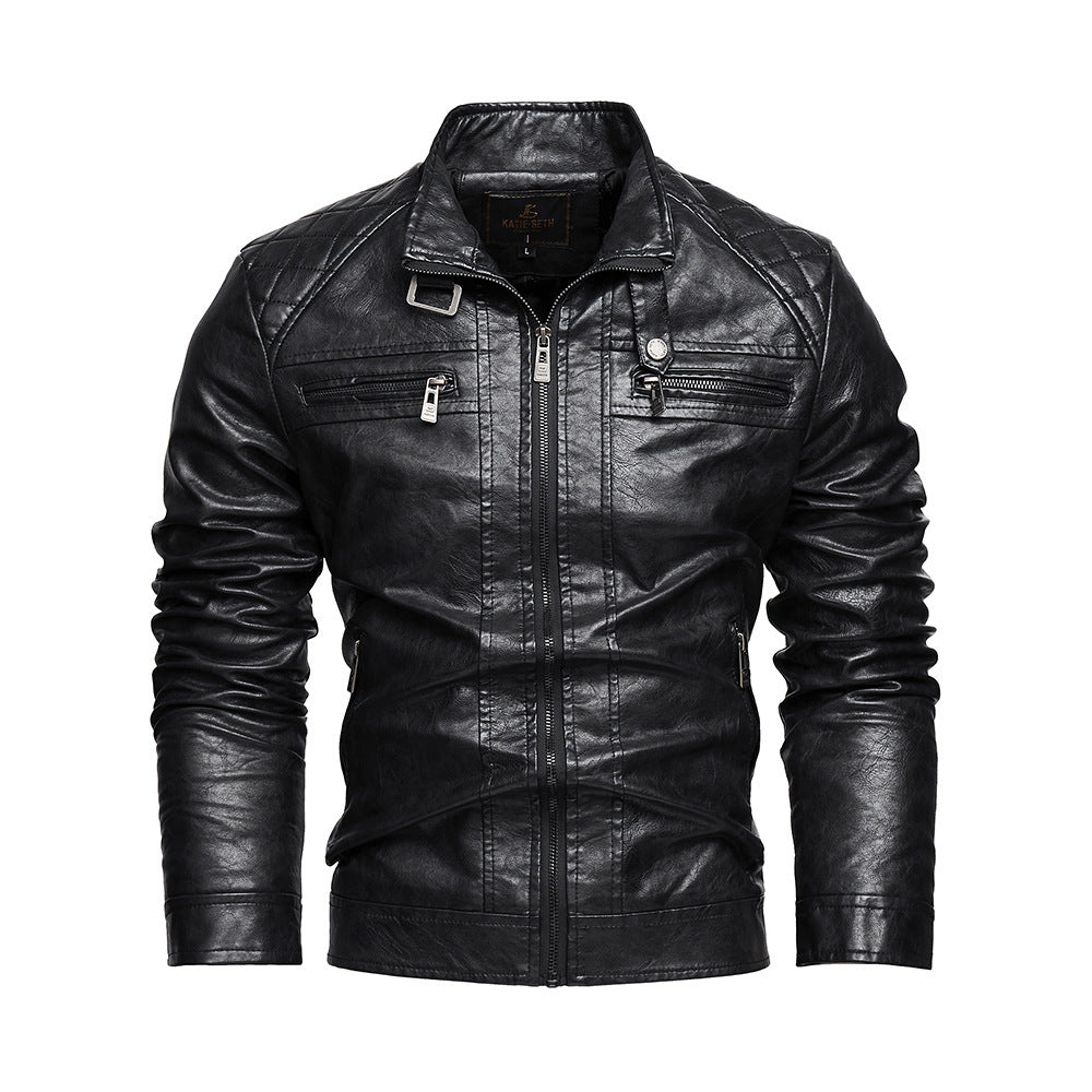 Trendy Pu Leather Jacket
