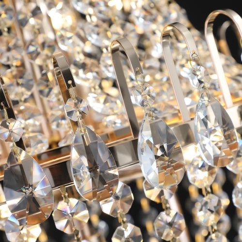 Golden Crystal Chandelier